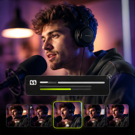Subtitled video frame